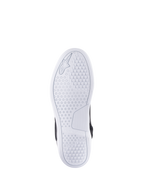 Alpinestars Chrome Drystar® sko, undersiden af sålen, hvid, med et sekskantet grebsmønster for trækkraft, præget Alpinestars-logo og branding, casual urban motorcykelsko