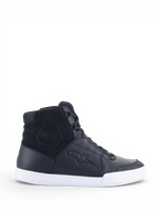 Alpinestars Stella Chrome Drystar køresko til damer, sort og hvid, vandtæt læder, CE-certificeret, urban-stil