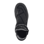 Alpinestars Speedflight Street sko, Black Gun Metal, set fra oven af en enkelt sko med mesh-overdel, TPU-forstærkninger og krog og løkke-rem, urbane motorcykelsko