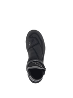 Alpinestars Speedflight Street Shoes, Black Gun Metal urban motorcycle shoes with knitted mesh upper and logo.