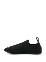 Alpinestars Tech Gaming-sko, sim-racing-fodtøj, sort, sømløs strikket strækoverdel, ultratynd gummisål, bagerste trækstrop med rød detalje, letvægts sokkelignende design til simulator-racing ydeevne