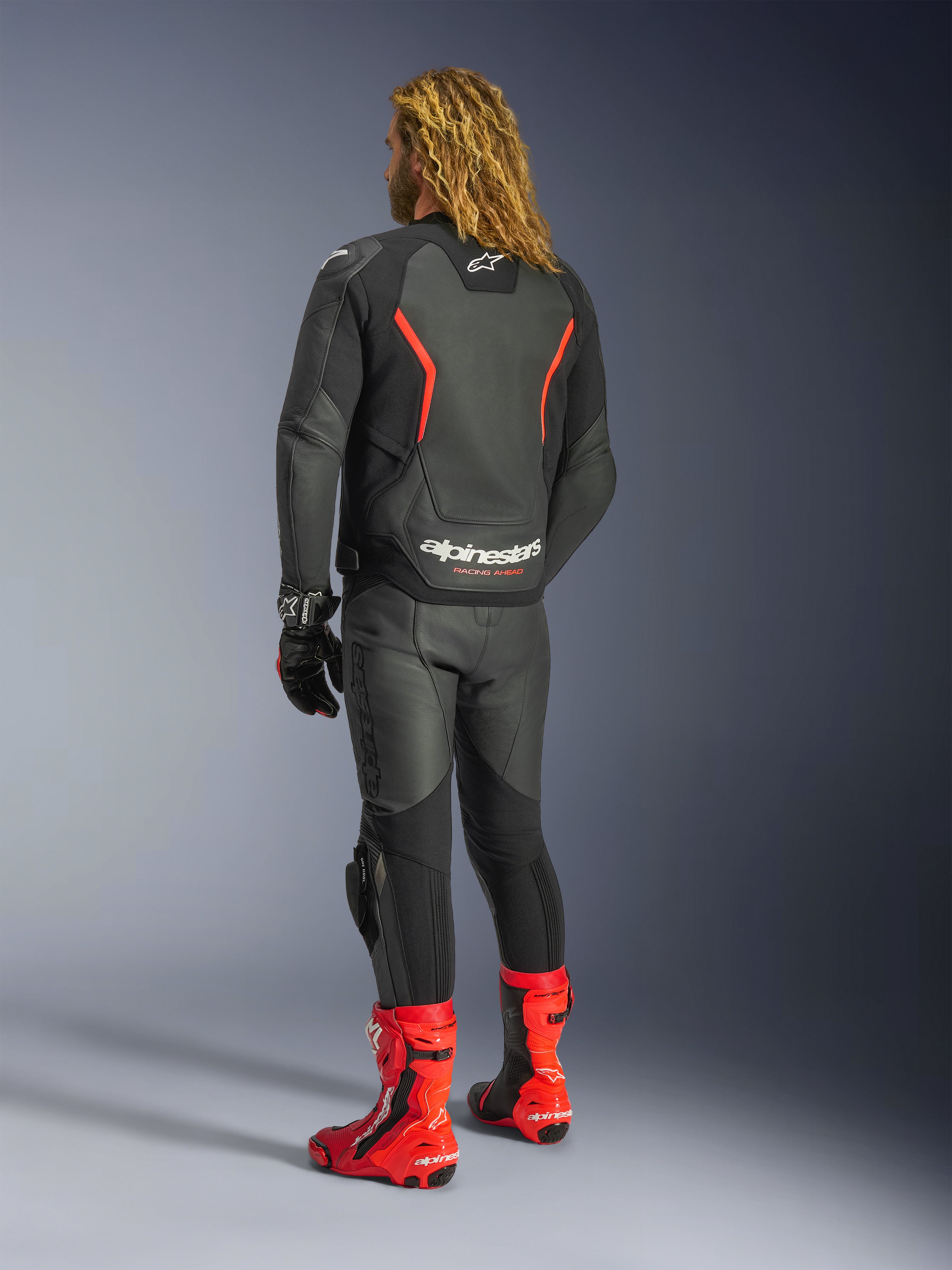 GP Force V2 - Red Motorcycle Jacket | Alpinestars®