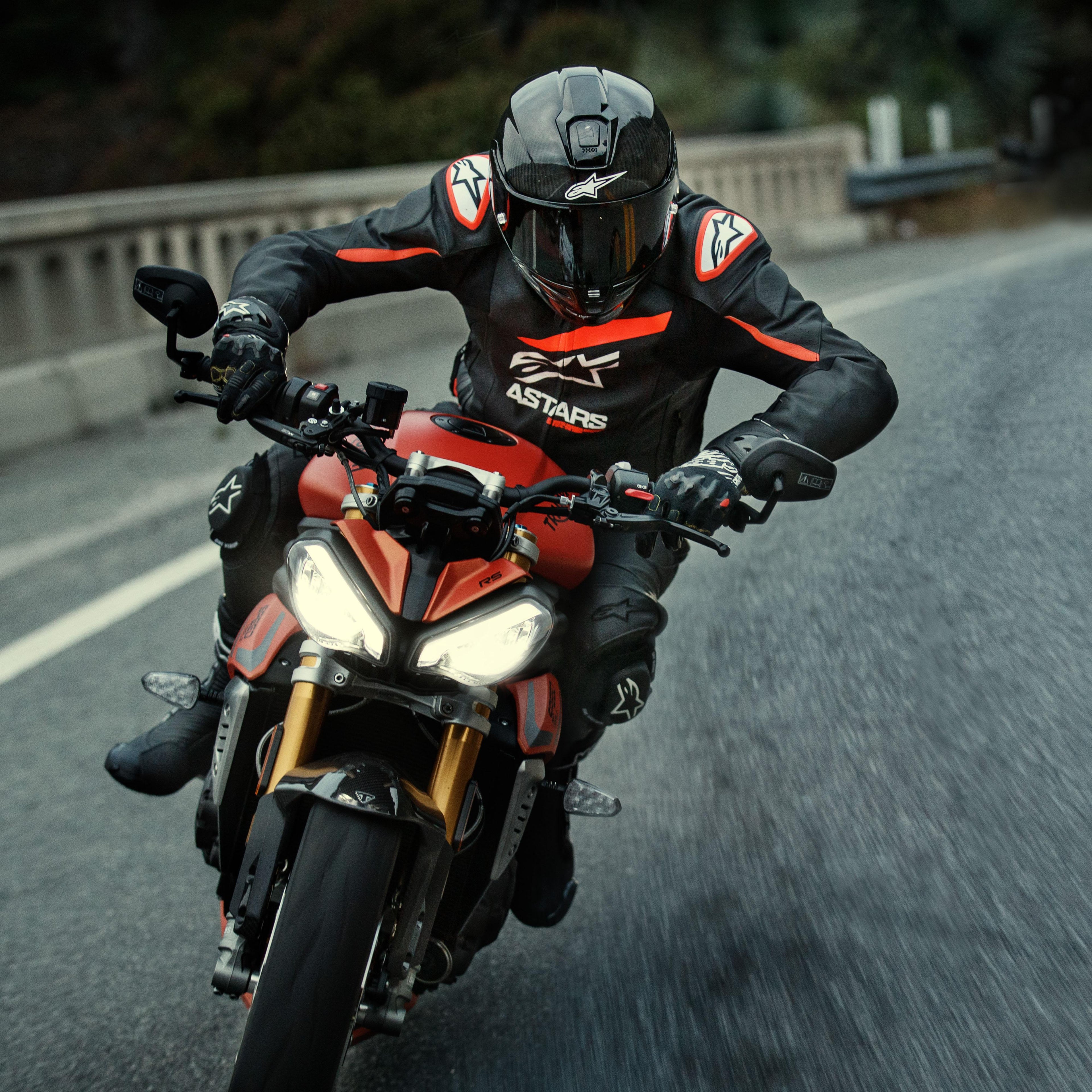 GP Plus R V4 Rideknit Læder Jakke
