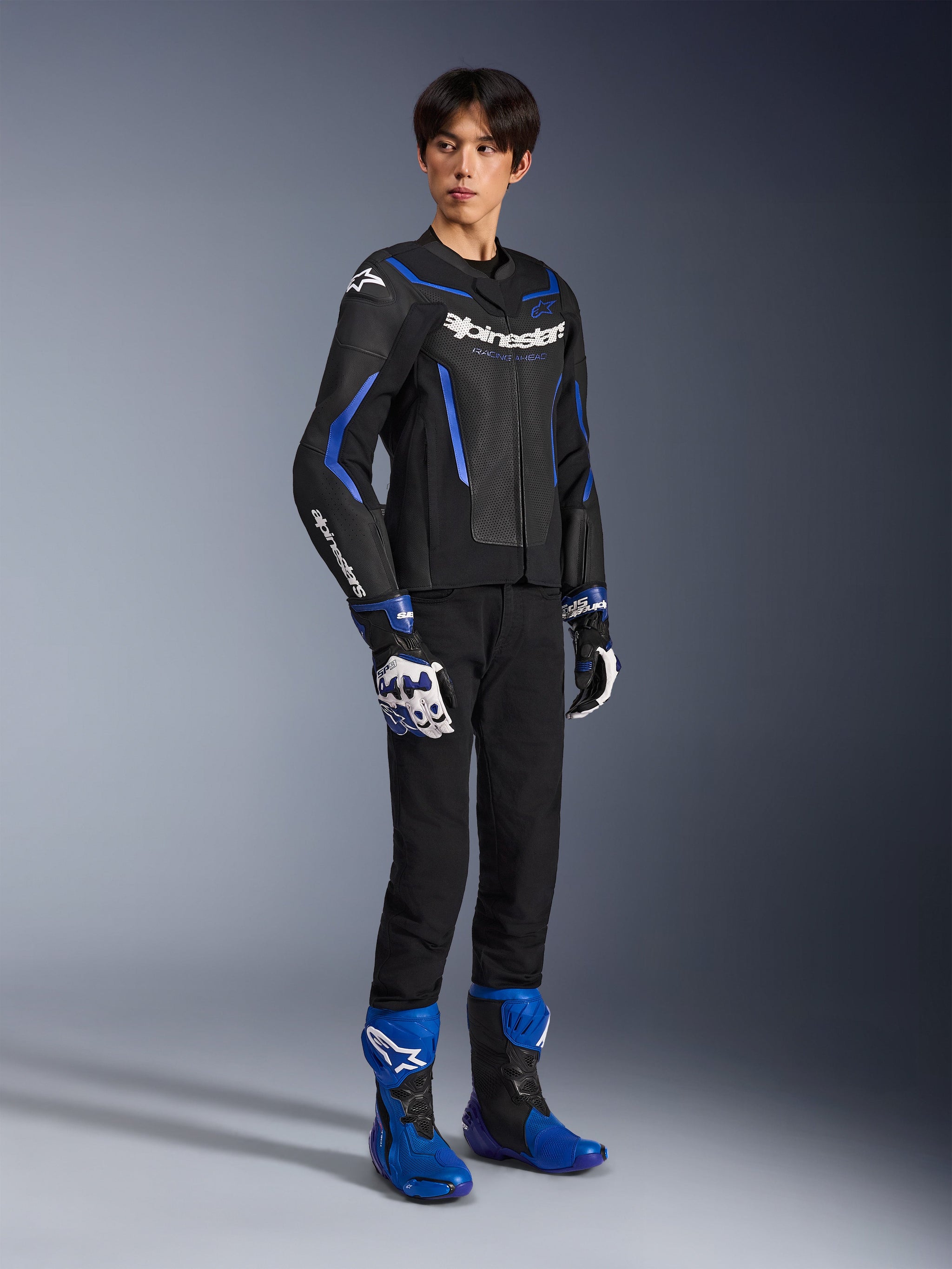 GP Force V2 Airflow Læderjakke