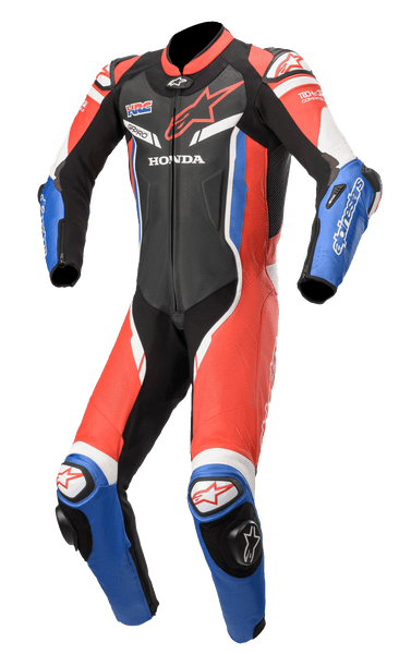 Honda GP Pro V2 - Black Motorcycle Suit | Alpinestars®