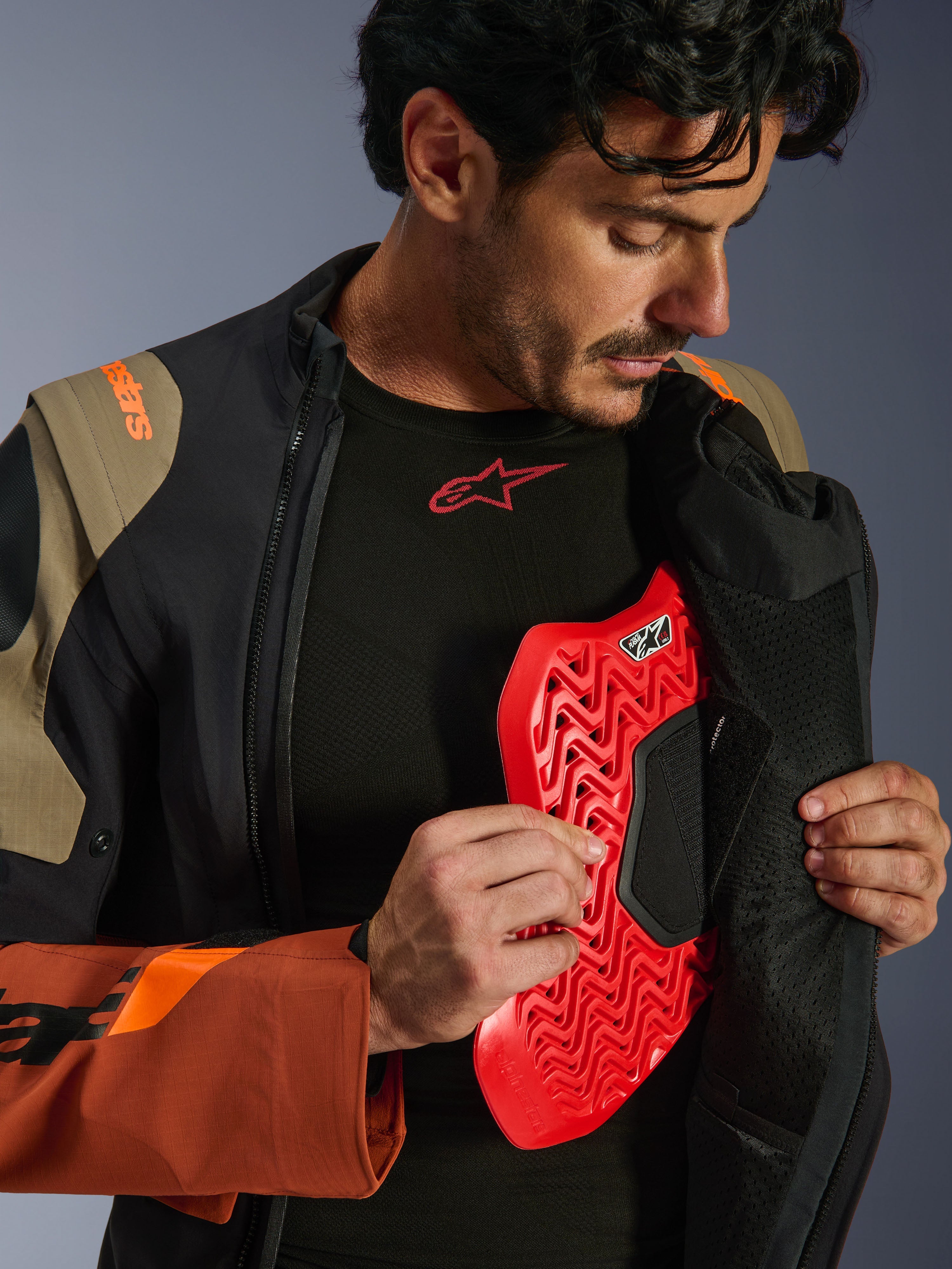 Halo Pro Drystar® XF - Black Motorcycle Jacket | Alpinestars®