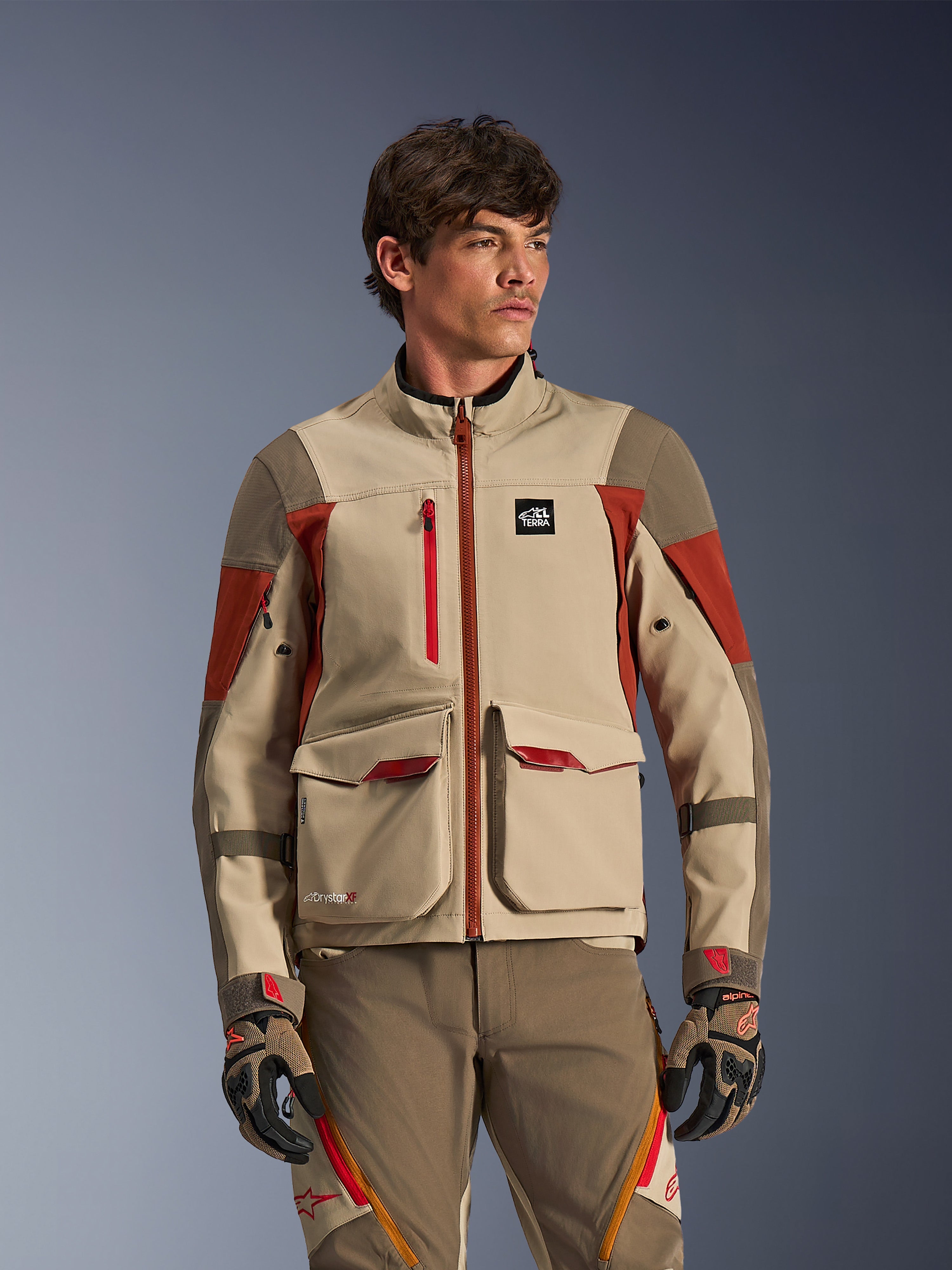 Maxdura Dual - Orange Motorcycle Jersey | Alpinestars®