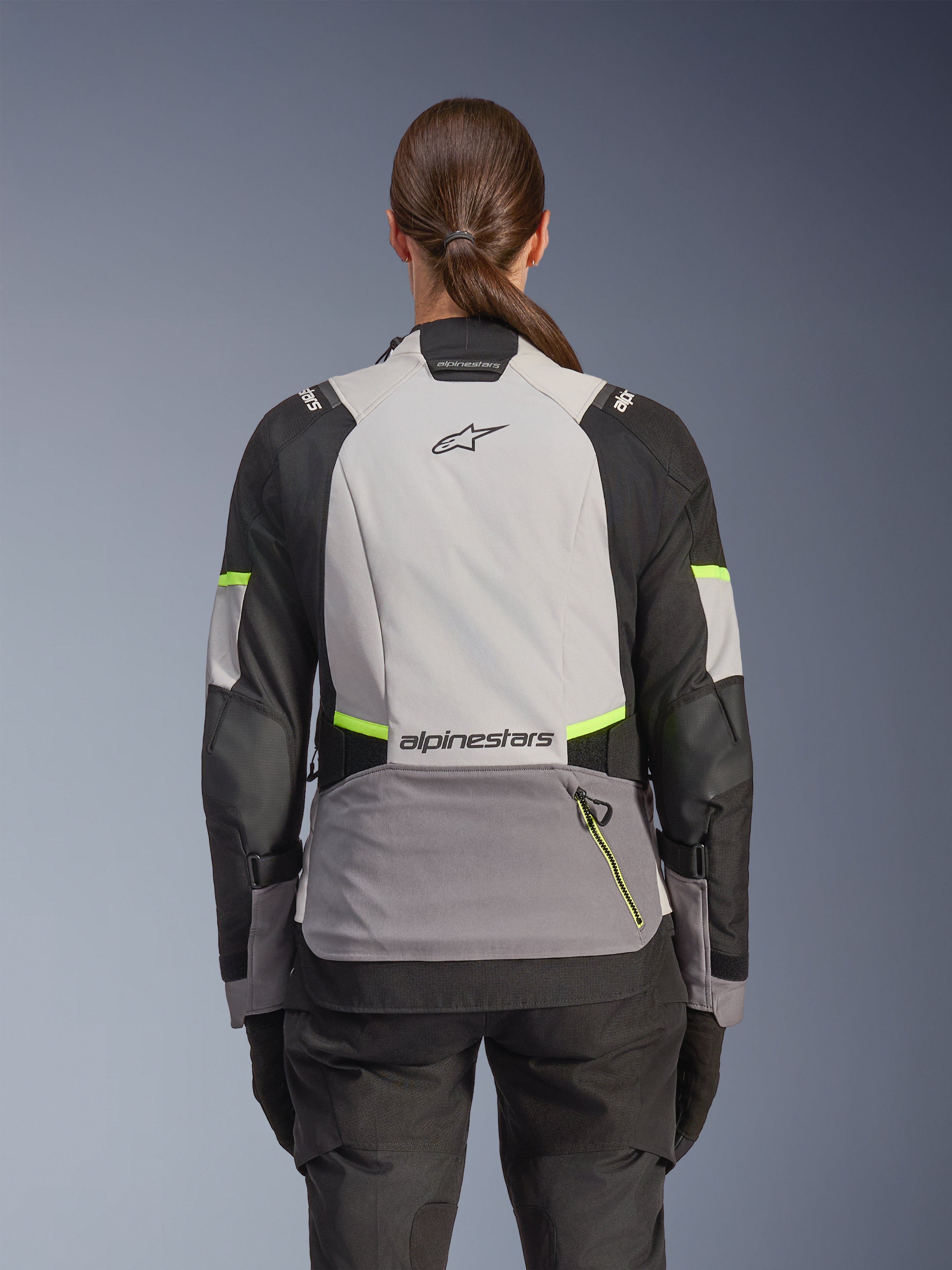 Stella Andes V4 Drystar® - Gray Motorcycle Jacket | Alpinestars®