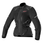 Alpinestars Stella Andes Air Drystar Jakke, damemotorcykeljakke til touring, sort, CE-certificeret tekstiljakke med omfattende mesh-ventilation og Tech-Air-kompatibilitet