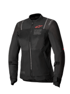 Alpinestars Stella ST-2 Air Jakke, sort damemotorcykeljakke til touring, tekstilkonstruktion med mesh-paneler, CE-certificeret