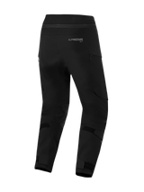 Alpinestars Andes Pro Drystar® XF bukser - Short, sorte motorcykelbukser, set bagfra med Alpinestars-branding, justerbare velcostropper på læggene og anklerne, ventilationsåbninger med lynlås og slidstærk tekstilkonstruktion til adventure touring.