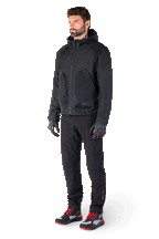 Alpinestars Morush Waterproof Parka in Black, an urban textile motorcycle jacket with a stormproof hood and CE armor.