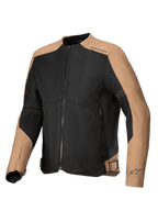 Alpinestars C-1 Air jakke, urban herremotorcykeljakke, sand og sort tekstilmesh med CE-certificeret beskyttelse.