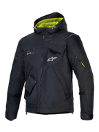 Alpinestars Mogress Air jakke, herre-motorcykeljakke, sort og lime punch, ventileret ripstop-tekstil, CE-certificeret.