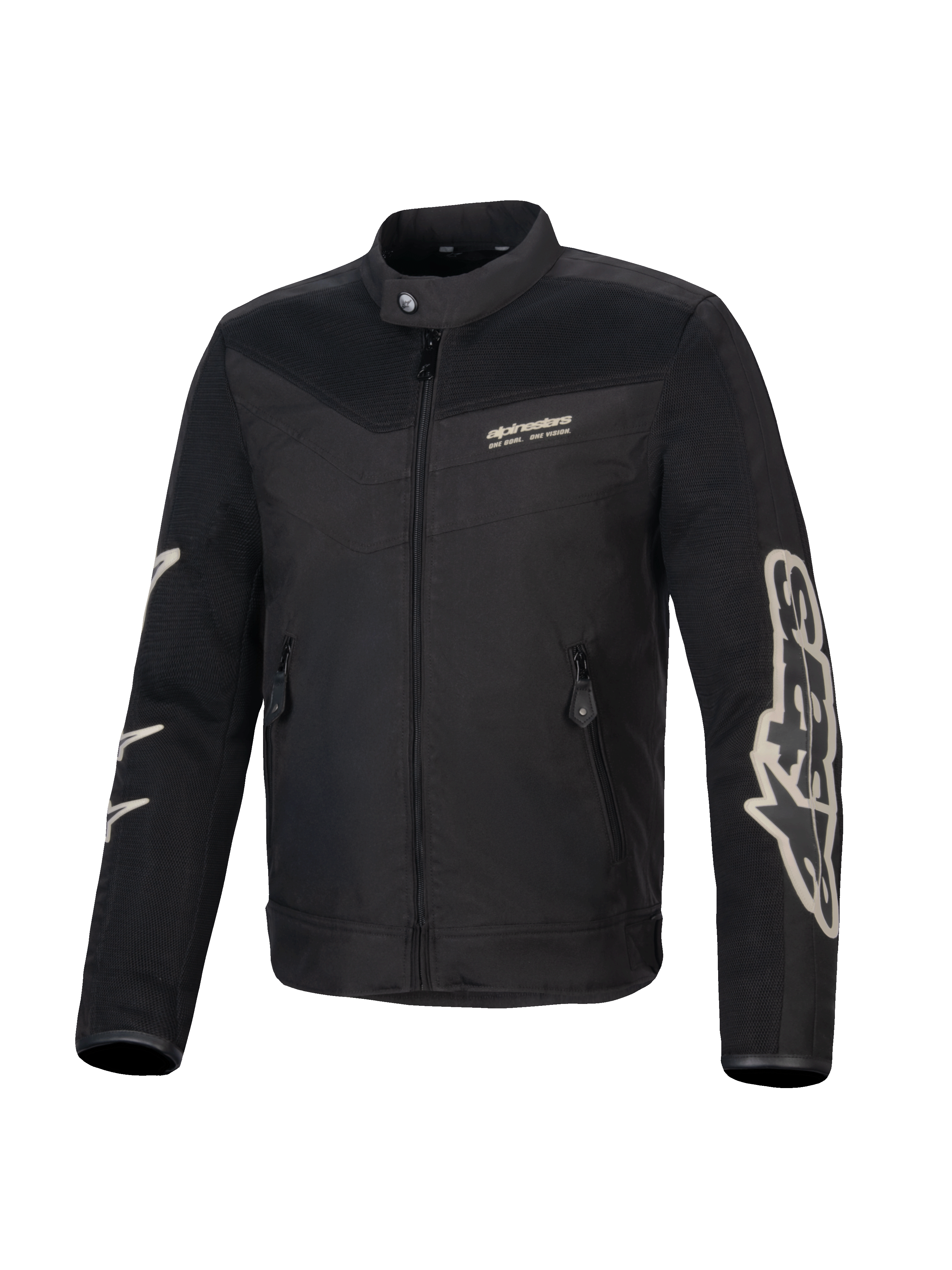 Alpinestars T-Dyno Air Jakke, herre motorcykeltekstiljakke, sort med 3D-mesh airflow-konstruktion og CE-certificering