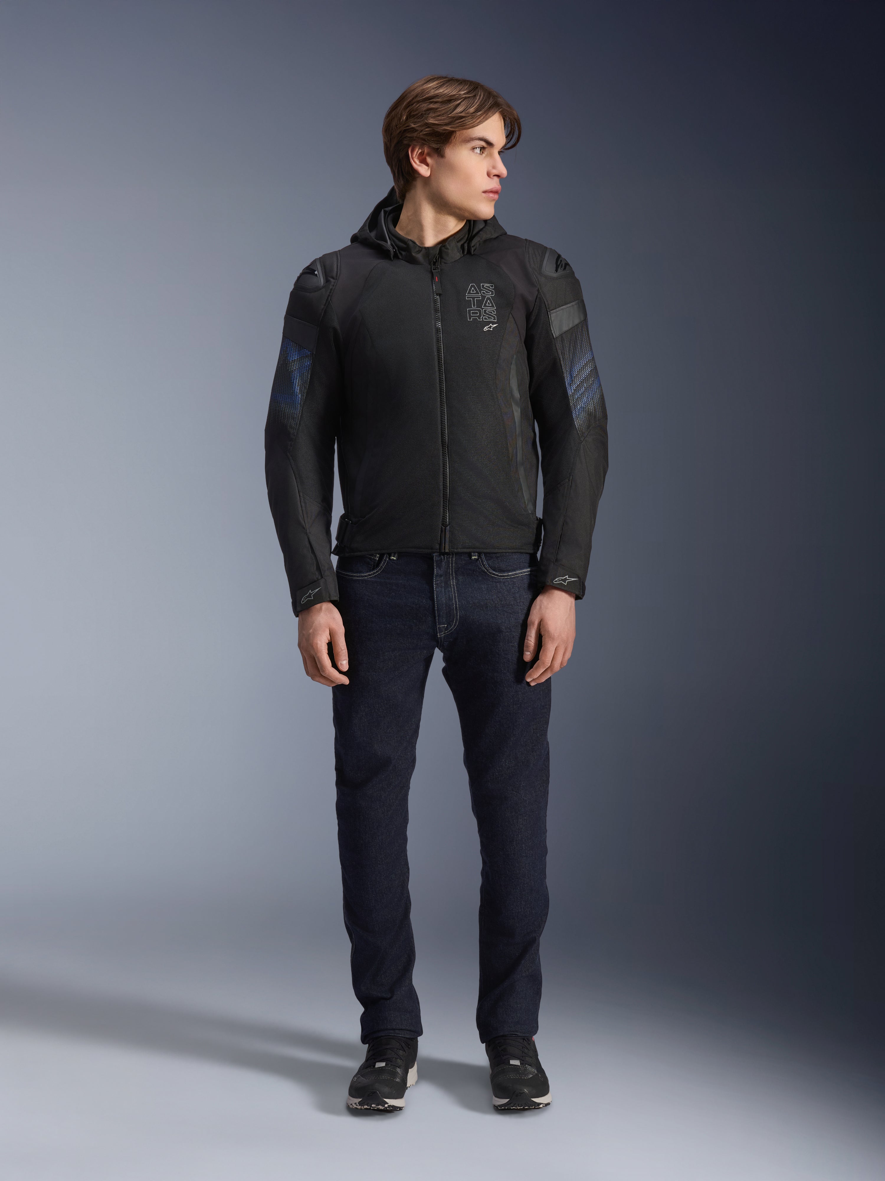 美品 ワンオクTAKA着用MARINE SERREJACKET blouson Zaca Air Venom Waterproof - Blue Motorcycle Jacket | Alpinestars®
