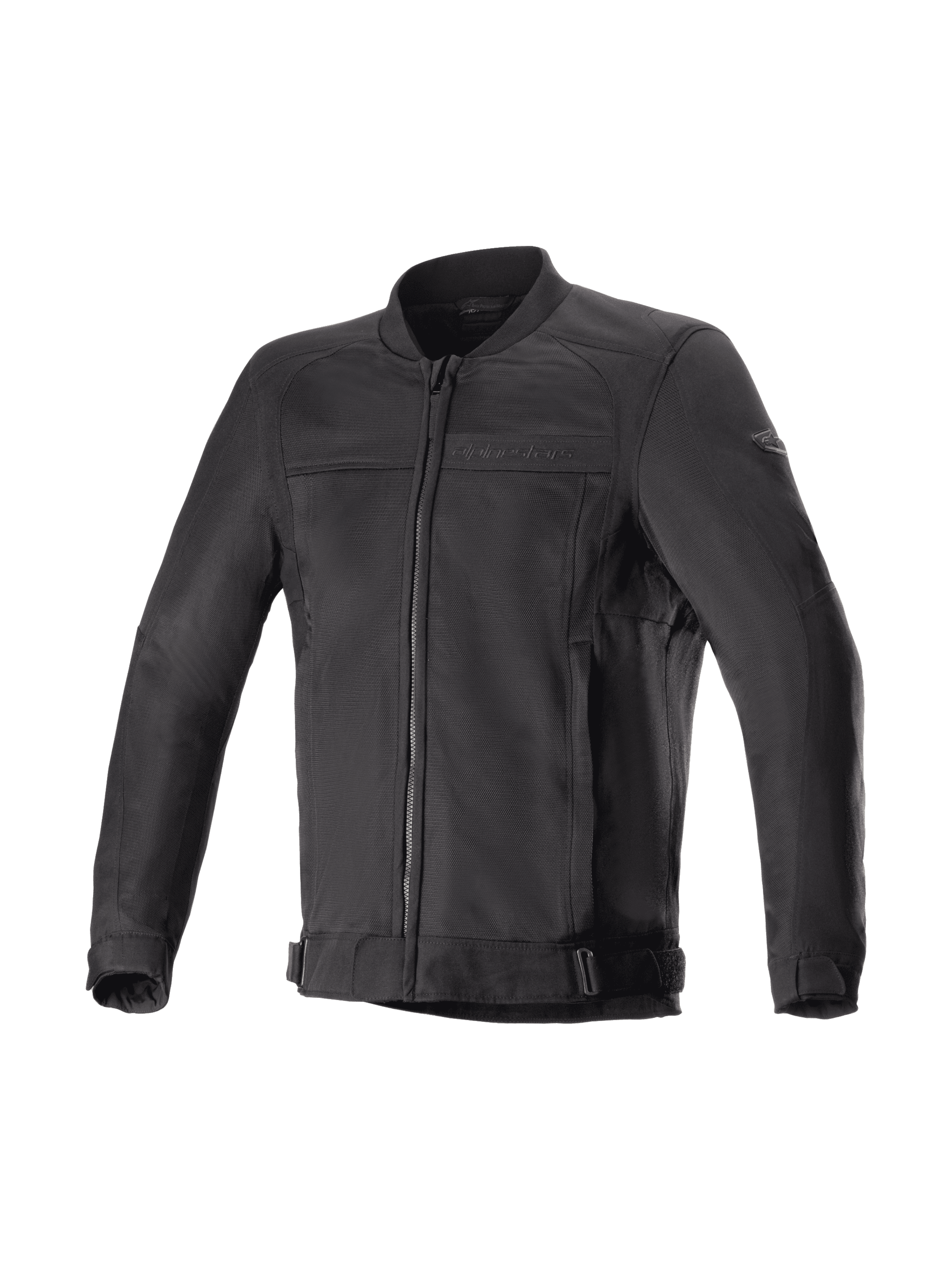 Alpinestars Luc V2 Air Jacket, Men's Black Urban Motorcycle Bomber Jacket, Ventilated Mesh, Tech-Air Ready.