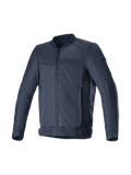 Alpinestars Luc V2 Air Jakke, herre-motorcykeljakke til urban kørsel, navy og sort, åndbart mesh-tekstil, Tech-Air® ready, CE-certificeret.