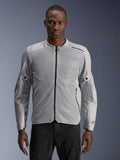 Alpinestars C-1 Air-jakke, herre-urban motorcykeljakke, sølv og grå, med store tech mesh-paneler for maksimal luftgennemstrømning, CE-certificeret klasse A med Nucleon Flex Plus-beskyttelse, Tech-Air Ready, let og ventileret design til bykørsel.