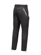 Alpinestars Acteon Bukser, sorte herre- motorcykelbukser til urban kørsel, tilspidset pasform med ripstop-stof og cargolommer.