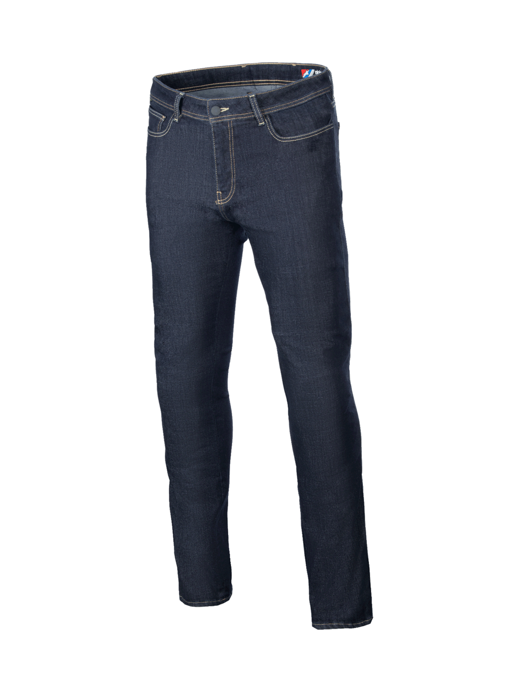 Alpinestars Cult-8 Stretch Jeans Bukser, urban motorcykeljeans til herrer, blå stretch denim, afslappet pasform, CE-certificeret beskyttelse