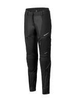 Alpinestars Stella Troop-Air bukser, motorcykelbukser til damer, sort, med omfattende mesh-ventilationspaneler, lynlåslommer og teknisk sports-fit design med hvide Alpinestars-logoer