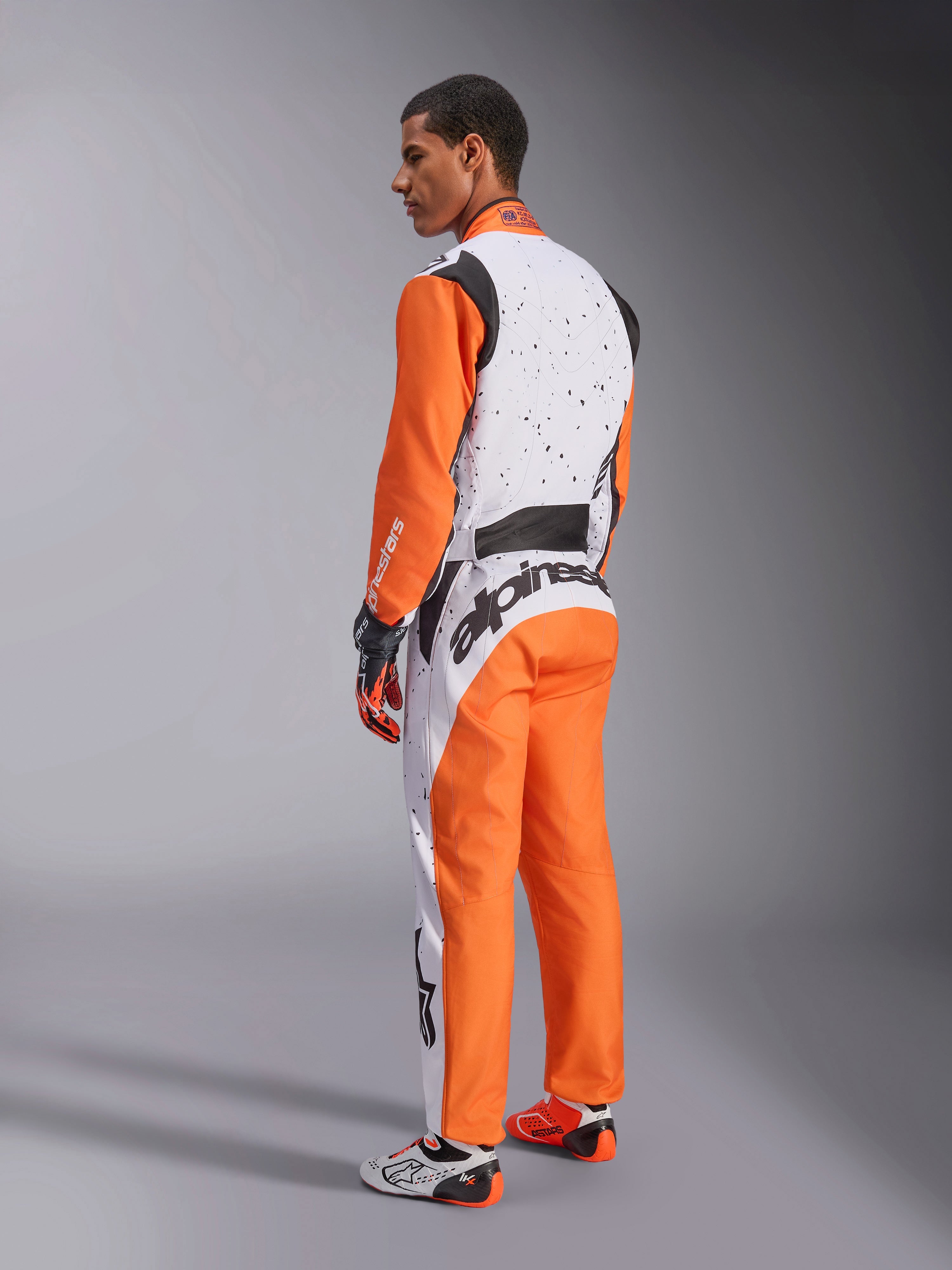 KMX-9 V3 Graphic 6 - White Karting Suit | Alpinestars®