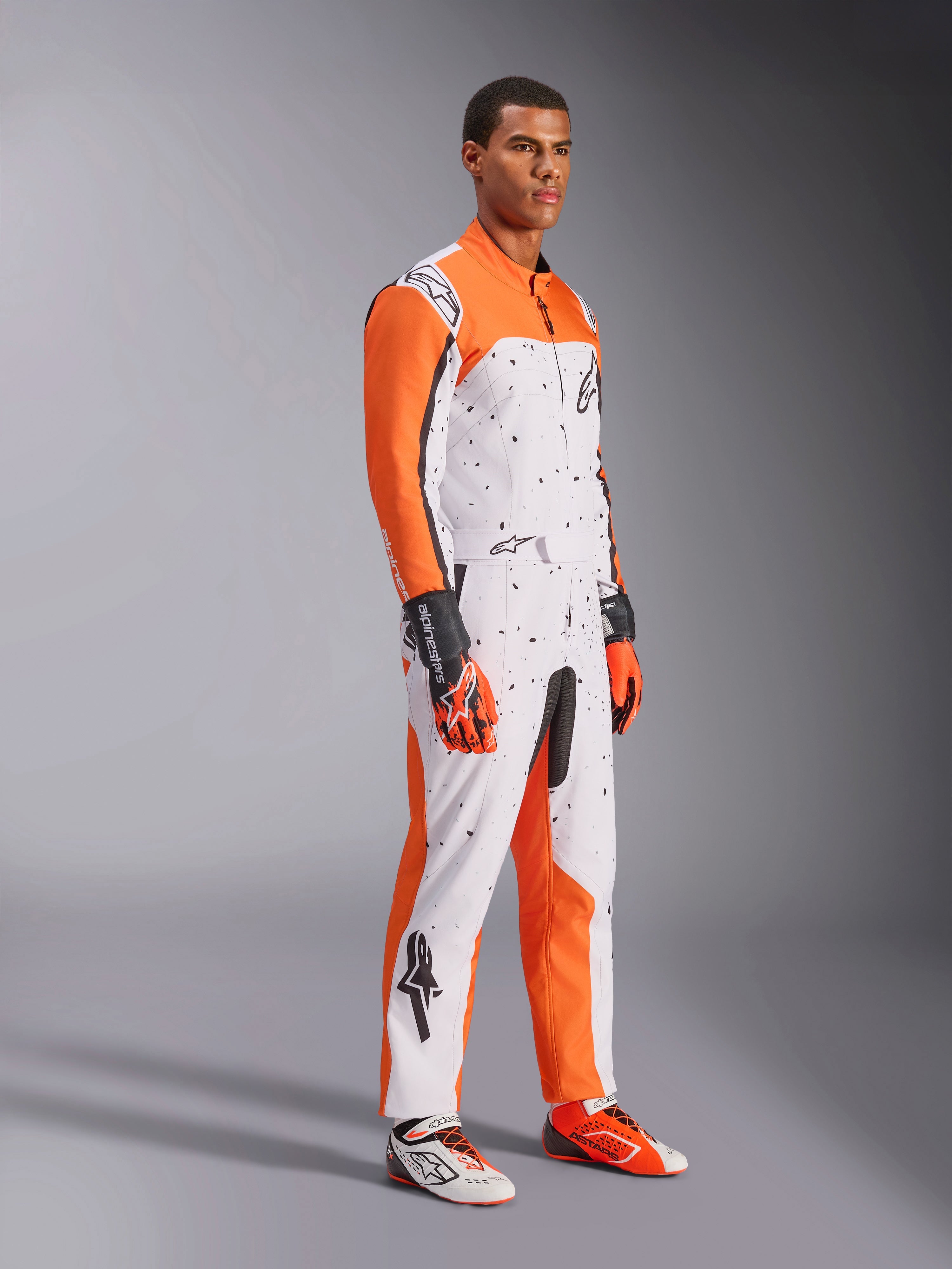 KMX-9 V3 Graphic 6 - White Karting Suit | Alpinestars®