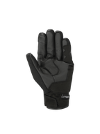 Alpinestars S-Max Drystar handsker, vandtætte motorcykelhandsker i sort og antracitgrå, CE-certificeret læder og tekstil.