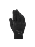 Alpinestars S-Max Drystar® handsker, vandtætte sport-motorcykelhandsker til herrer, sort og grå antracit med knobeskyttelse.