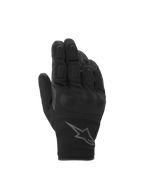 Alpinestars S-Max Drystar® handsker, vandtætte sport-motorcykelhandsker til herrer, sort og grå antracit med knobeskyttelse.