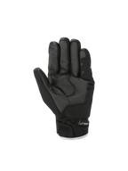 Alpinestars S-Max Drystar® handsker, sorte vandtætte motorcykelhandsker med læderhåndflade og kort manchet.