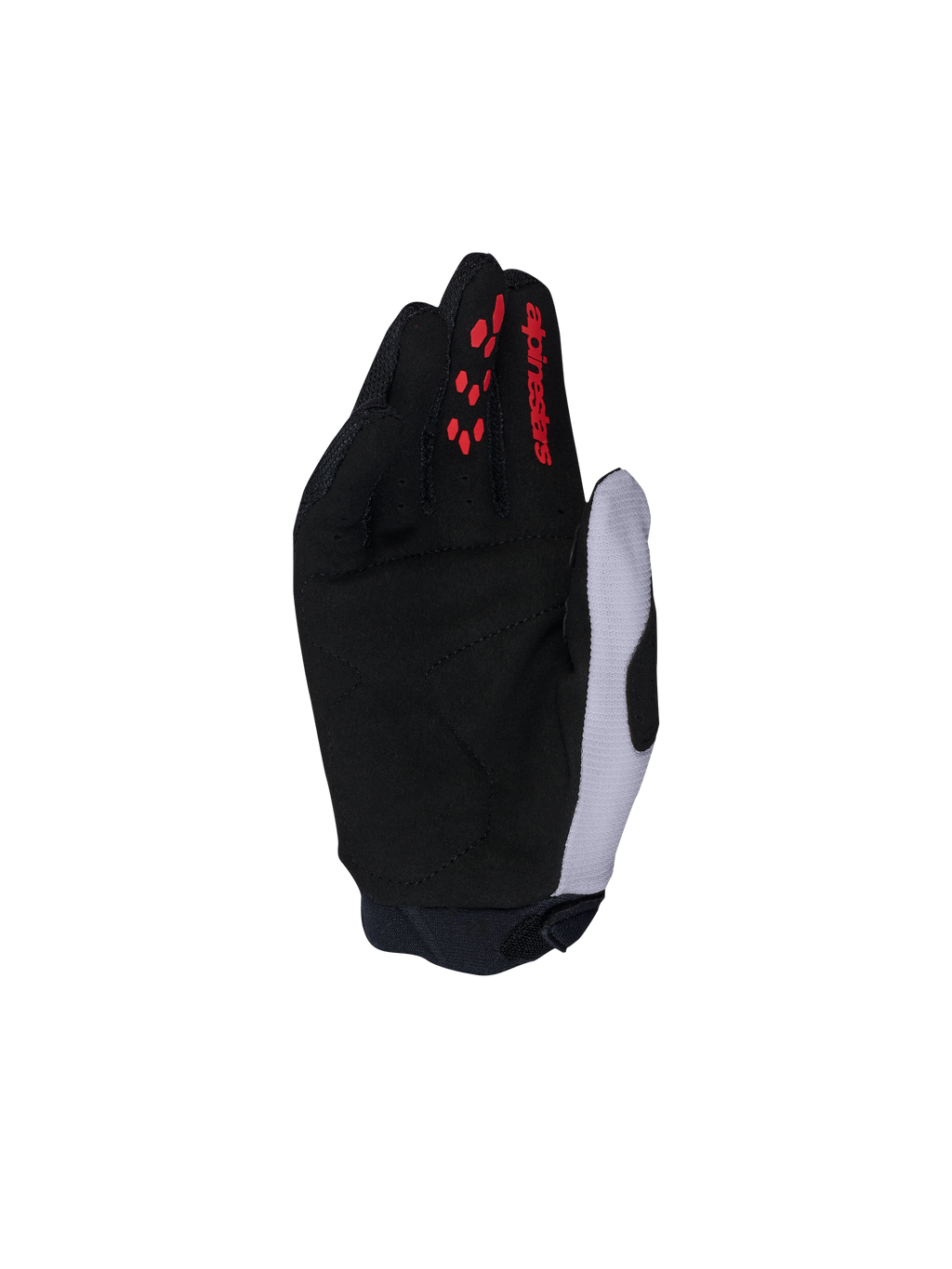 Alpinestars Youth & Kids Full Bore V2 Gloves, Black and Light Lilac, youth motocross gear with TPR knuckle protection.