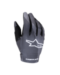 Alpinestars 2025 Youth Radar handsker, motocross-handsker til børn, grå mørk camouflage, hvidt stjernelogo på håndryggen, sublimeret camouflagemønster, sort tommelfingerforstærkning, letvægtskonstruktion til off-road racing