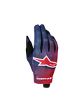 Alpinestars 2027 Radar handsker til ungdom, motocrosshandsker, rød og blå, sublimeret grafik og letvægtsmateriale