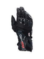 Alpinestars GP Pro R4 handsker, motorcykelracinghandsker til herrer, sort læder med DFS-knobeskyttelse og manchetbeskyttelse, CE-certificeret