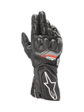 Alpinestars SP-8 V3 motorcykelhandsker, sort, gedelæder med SP dual density knobeskyttelse, CE-certificeret