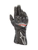 Alpinestars SP-8 V3 motorcykelhandsker, sort, gedelæder med SP dual density knobeskyttelse, CE-certificeret