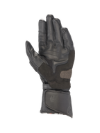 Alpinestars SP-8 V3 handsker, motorcykelhandsker til herrer, sort læder, forstærket håndfladegreb og lang manchet.
