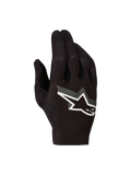Alpinestars 2027 Supertech MX handsker, motorcykelhandsker til motocross, herre, sort og hvid, åndbar tekstilkonstruktion med stræk og hvidt Astars-logo