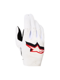 Alpinestars 2027 Supertech MX Handsker, herre-motocrosshandsker, hvid og rød, åndbar perforeret stretch-overdel til racing