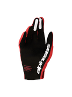 2027 Supertech MX handsker fra Alpinestars, herre-motocrosshandsker i rød og sort med perforeret håndflade og silikonegreb.