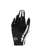 Alpinestars Supertech MX handsker, sorte og hvide motocrosshandsker med perforeret håndflade til præcis racingkontrol