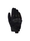 Alpinestars SP X 5 Air handsker, sorte motorcykelhandsker, overhånd i strækbart 3D-mesh med TPU-knobeskyttelse med dobbelt densitet, design med kort manchet, ventilerede fingerslidere, ergonomisk sportskørselsydeevne