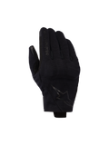 Alpinestars Reef V2 handsker, sort, motorcykelhandsker med kort manchet, tekstureret strækstof, ergonomisk design med brand-logo på pegefingeren og stjerne-emblem på håndryggen