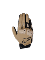 Alpinestars SP X 3 Motorcycle Racing Gloves for men, featuring TPU knuckle protection in Dark Khaki and Black.