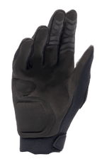 Alpinestars Full Bore XT handsker, sort, set fra håndfladen, med syntetisk ruskind for holdbarhed og greb, ergonomiske syninger og teksturerede fingerspidser til off-road kørsel