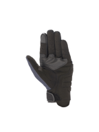 Alpinestars Copper handsker, urban motorcykelhandsker til mænd, blå og sort, syntetisk ruskindshåndflade med touchscreen-kompatibel pegefinger.