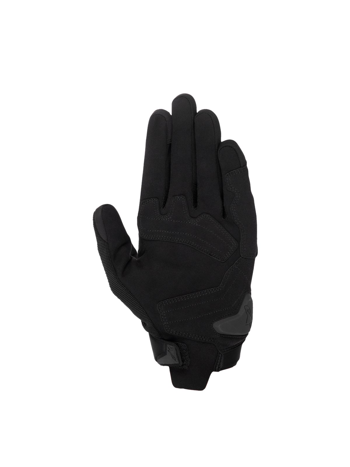 Alpinestars SP X 1 Handsker, sorte motorcykelhandsker med syntetisk læderhåndflade og TPR-håndfladeslider.