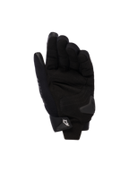 Alpinestars Stella SP X 3 motorcykelhandsker til damer, sort, håndfladevisning med syntetiske læderforstærkninger, TPU-håndfladeslider og justerbar håndledslukning med hvidt logo.
